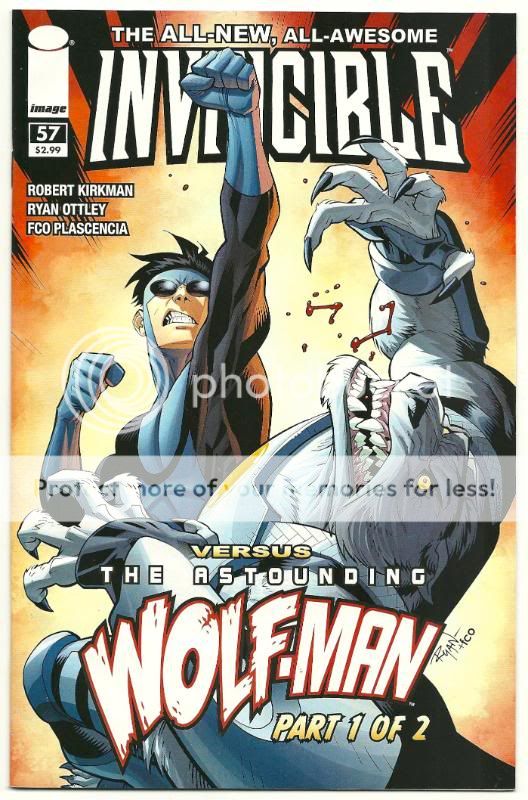 invincible 57 kirkman image comics astounding wolf man crossover